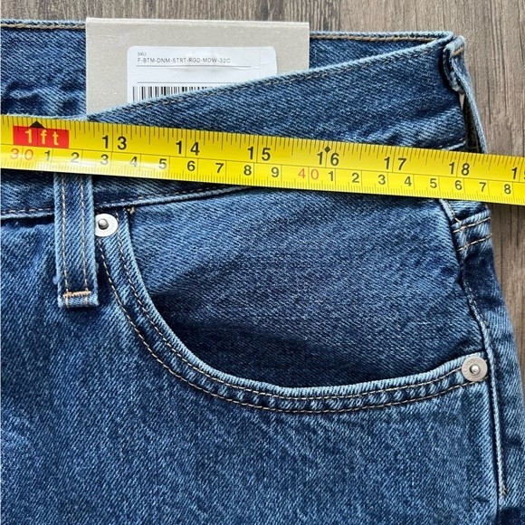 NWT Everlane The 90s Cheeky Jean Ankle High Rise Button Fly Women's size 32 - Picture 10 of 12